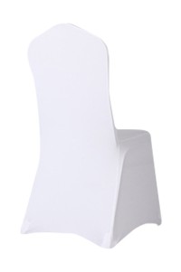 Customized Hotel Chair Cover Special White Banquet Thickening Universal One Piece Wedding Hotel Elastic Fabric Chair Cover SKSC024 detail view-5